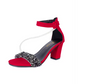 Diamanté Glamour Block Heel Sandals