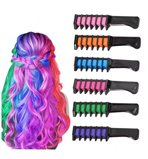 6-Piece Temporary Hair Dye Set