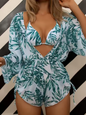 3-Piece Tropical Swimwear Set