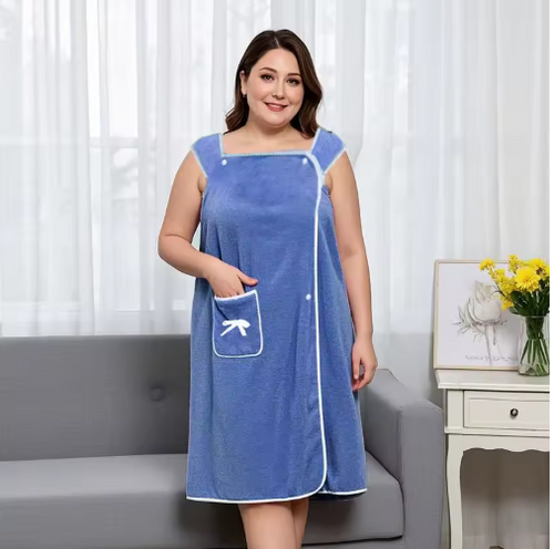 Women's Plus Size Wearable Bath Towel