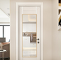 Rectangular Metal Frame Over the Door Full Length Mirror