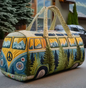 Camper Van Quilted Travel Bag