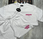 Ladies White Fox Set
