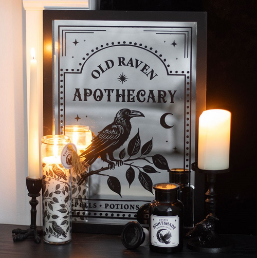 Mystic Raven Deadly Nightshade Tube Candle
