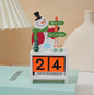 Wooden Christmas Countdown Calendar