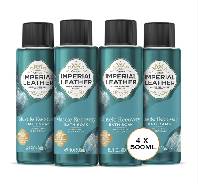 Imperial Leather Muscle Recovery Bath Soak, Bergamot & Sea Salt
