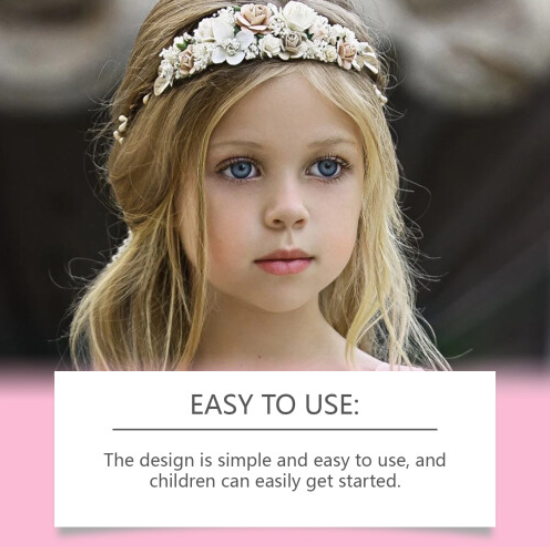 Wiieey Kids Makeup Gift Box, Kids Play Fun Girl Makeup