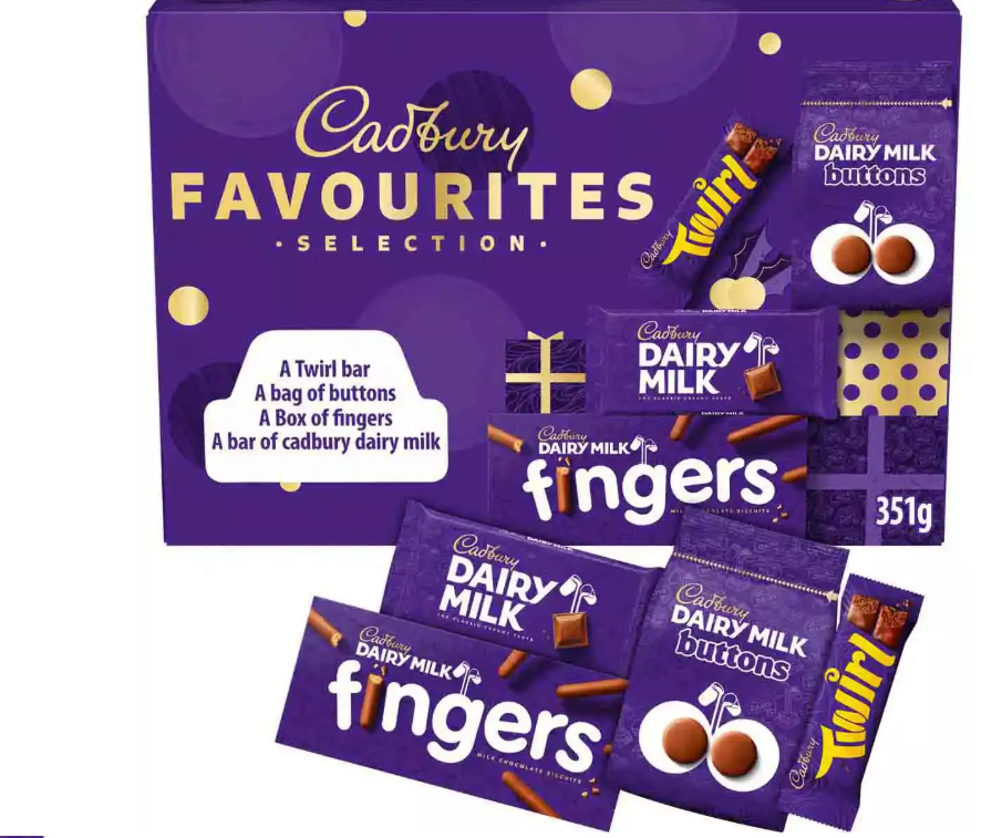Cadbury Dairy Milk Favourites Chocolate Selection Box 351g