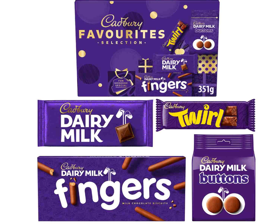 Cadbury Dairy Milk Favourites Chocolate Selection Box 351g