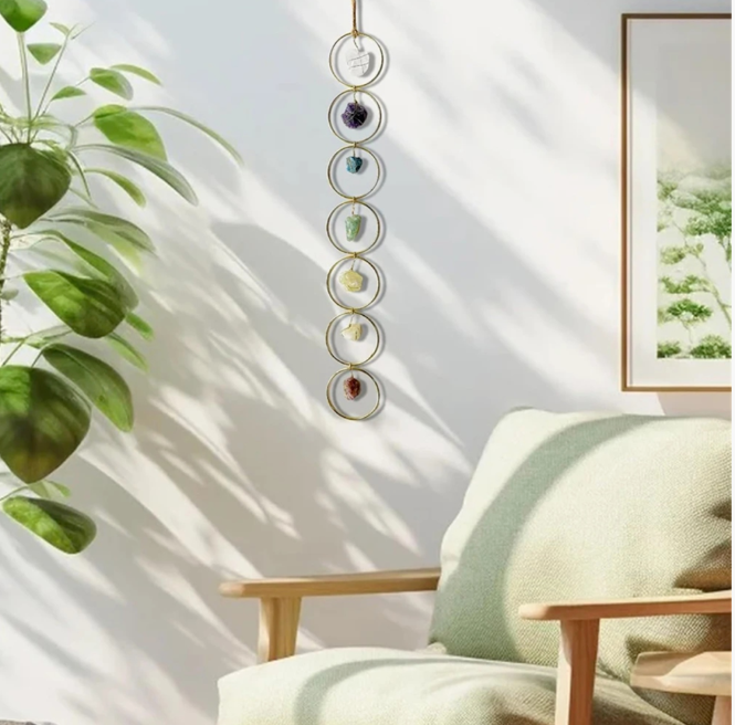 Crystal Seven Chakra Pendant