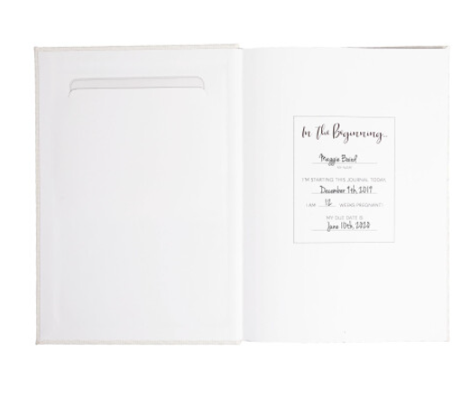 Pearhead Pregnancy Journal, Guided Pregnancy Keepsake