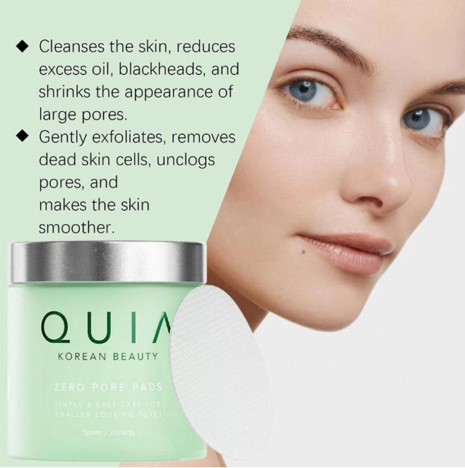 2X QUIA Zero Pore Pads Targets Large Pores and Uneven Tone