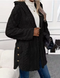 Women's Hooded Teddy Fleece Cardigan Coat