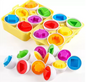 Kids Shape Matching Egg Puzzle Set