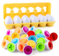Kids Shape Matching Egg Puzzle Set