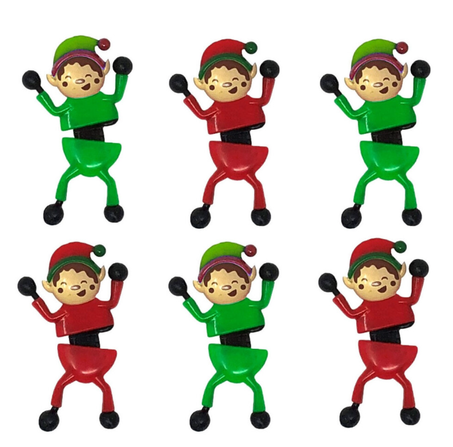 6PCS Elf Window Crawlers