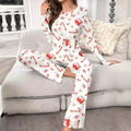 Women's Christmas Long Sleeve Pyjama Set