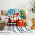 Christmas Blankets and Throws Luxury Fleece Throw Blanket Santa Claus
