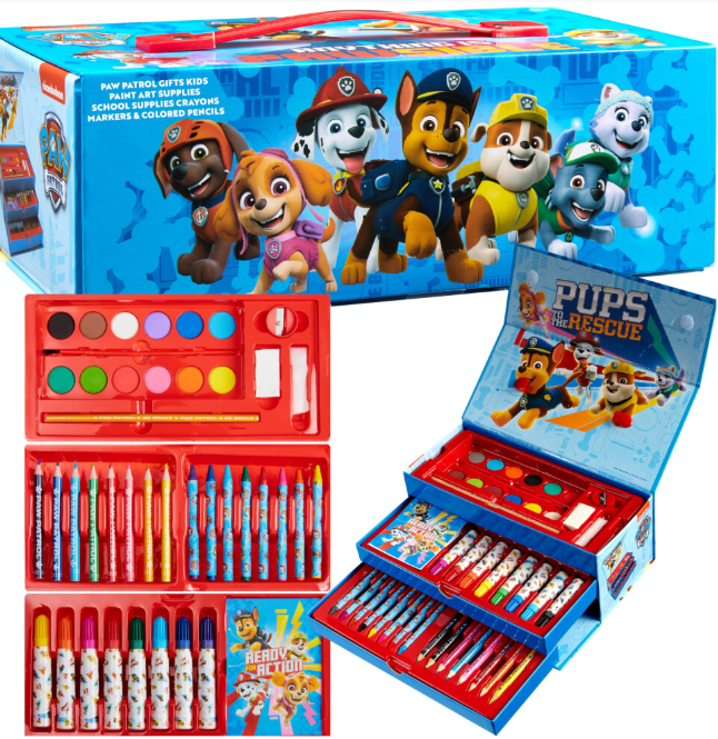 Paw Patrol Art Set, Colouring Sets for Children