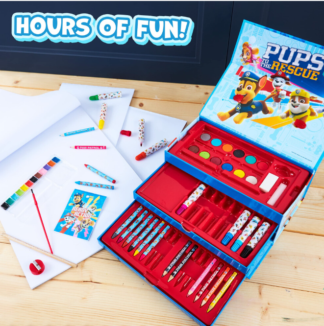 Paw Patrol Art Set, Colouring Sets for Children