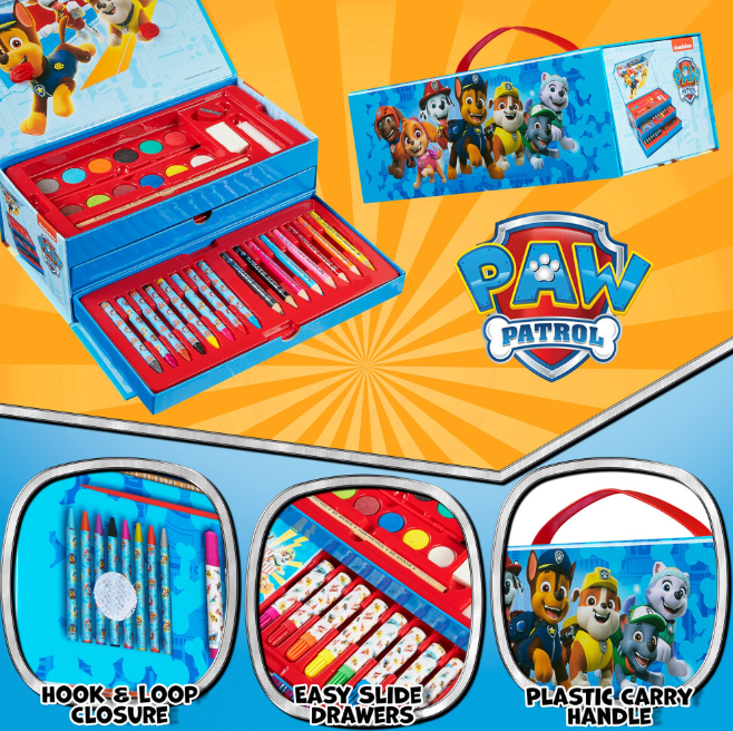 Paw Patrol Art Set, Colouring Sets for Children