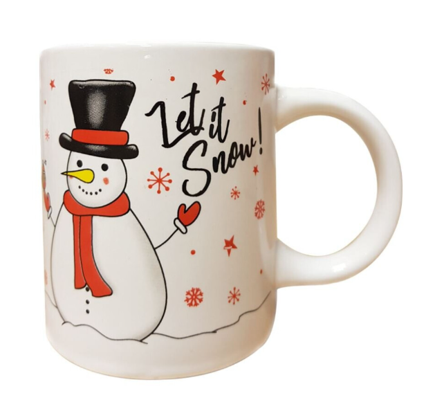 4 Christmas Mugs Cups
