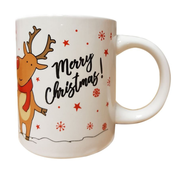 4 Christmas Mugs Cups