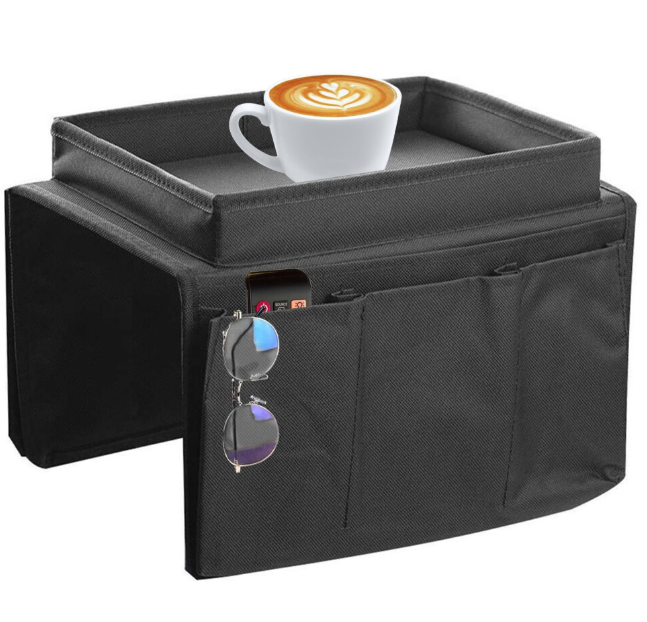 Sofa Armchair Tray Organiser Waterproof Sofa Arm Chair Table Tray