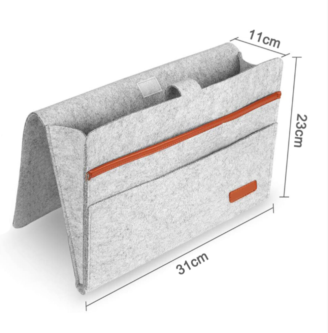 Scratch Protection Bedside Caddy, Multi-functional Use Storage Organizer