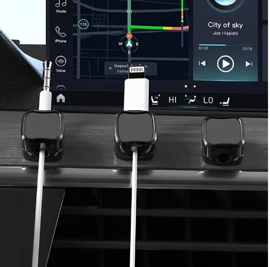 6 Pack Magnetic Cable Organiser Clips Desk Mount