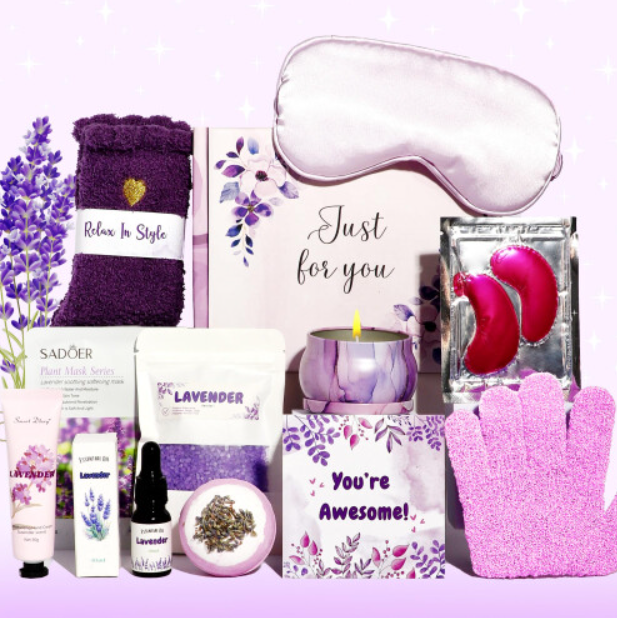 Lavender Gift Set for Women (12 items)