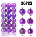 36pcs 2.36" Christmas Tree Ornaments