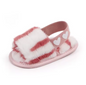 Baby Girls Fluffy Faux Fur Slippers
