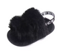 Baby Girls Fluffy Faux Fur Slippers