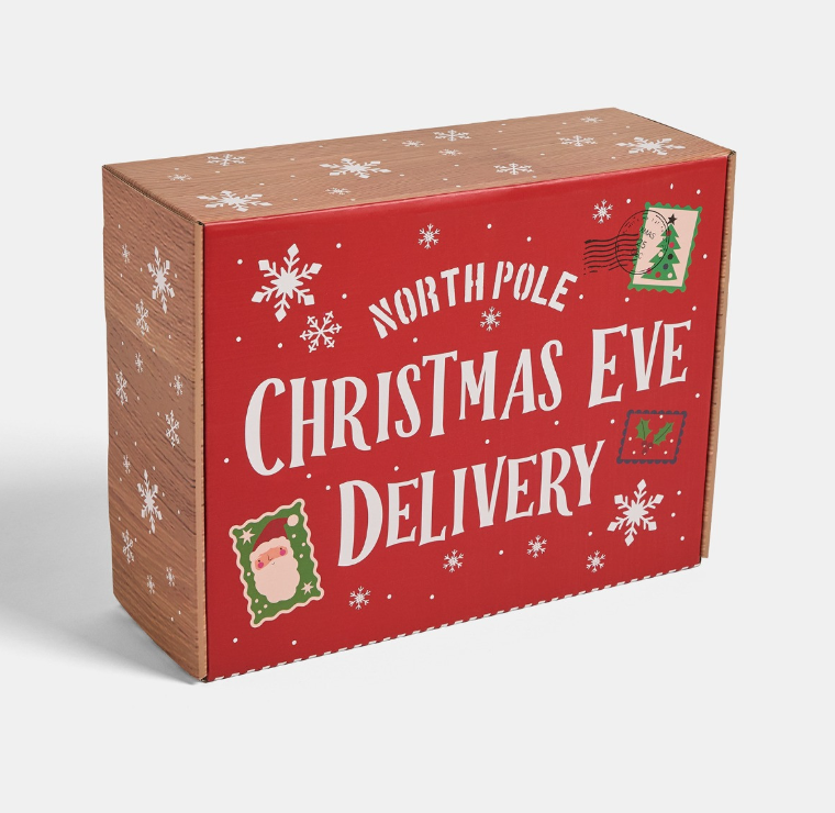 Wooden Effect Christmas Eve Box
