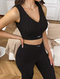Ribbed Lounge Set – 2 Piece Women's Co-Ord
