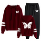 Butterfly Hoodie & Jogger Lounge Set