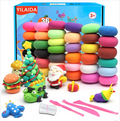 YILAIDA Air Dry Clay, 36 Colours Modelling Clay Ultra Light Air Drying Magic Clay