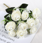 Artificial Flower Rose Bouquet With Silk Material